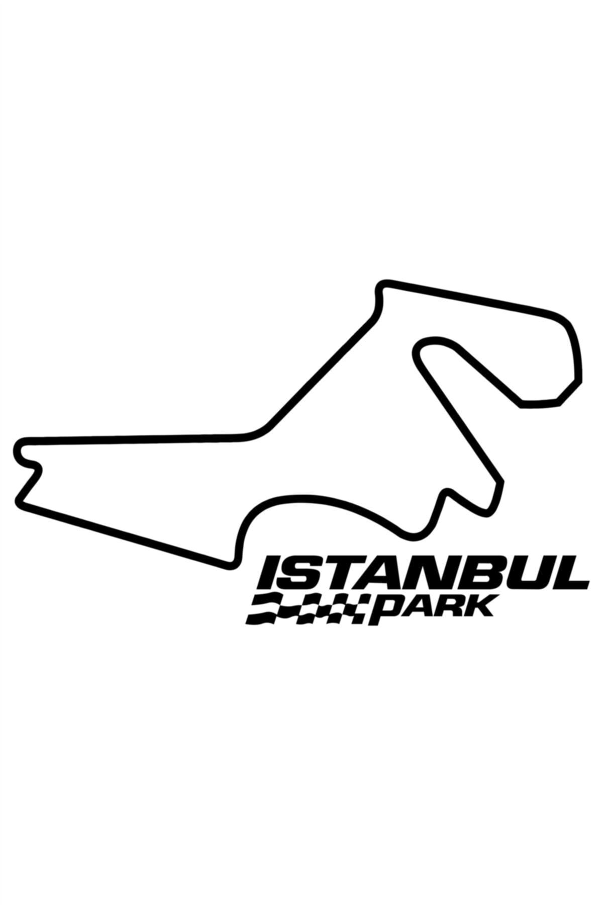 15 X 9 Cm  Istanbul Park Sticker Oto Sticker Araba Sticker Siyah