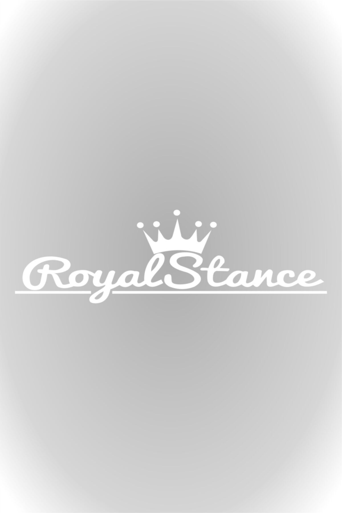 20 Cm Beyaz  Royal Stance Oto Sticker, Araba Sticker