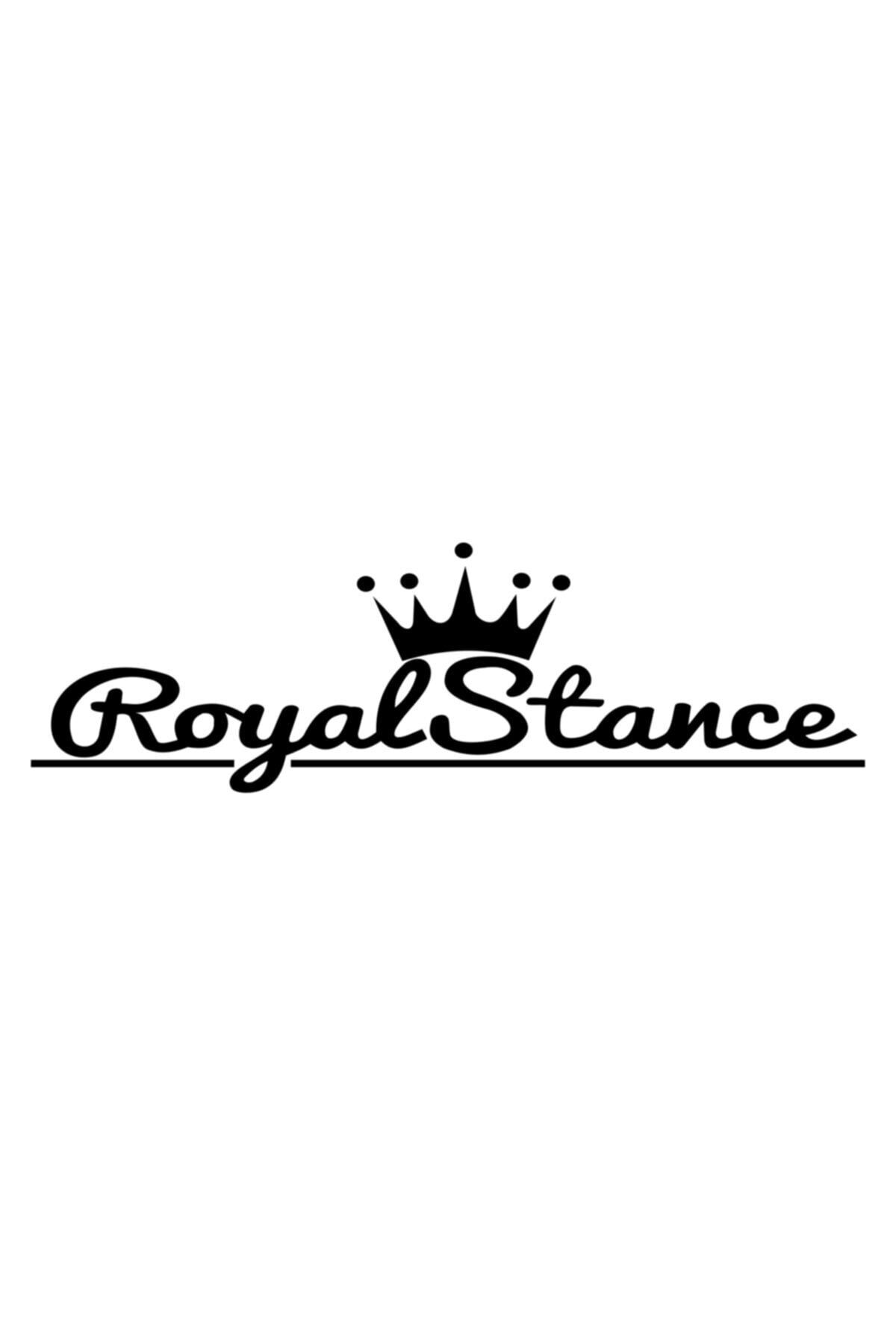 20 Cm Siyah  Royal Stance Oto Sticker, Araba Sticker