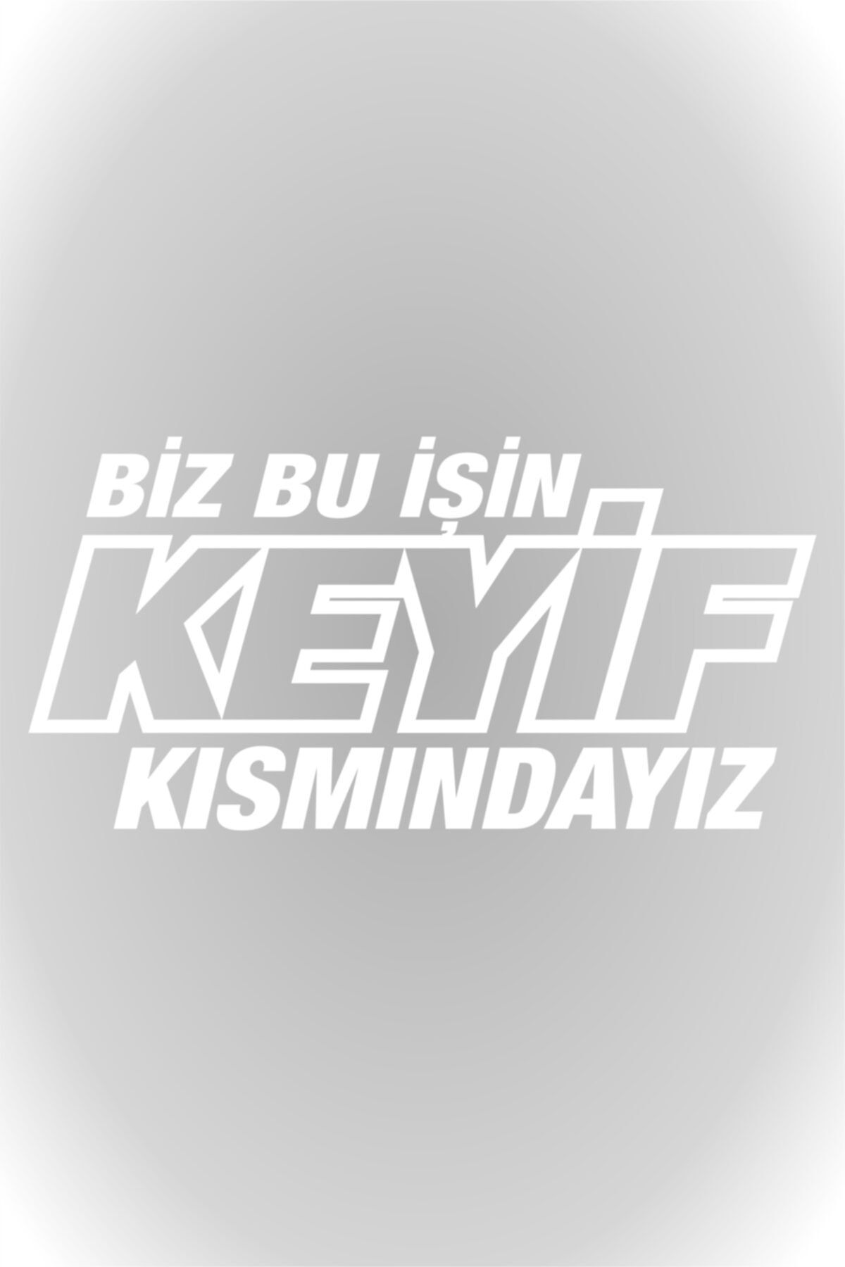 20 X 10 Cm Biz  Bu Işin Keyif Kısmındayız Oto Cam Sticker Araba Sticker Beyaz