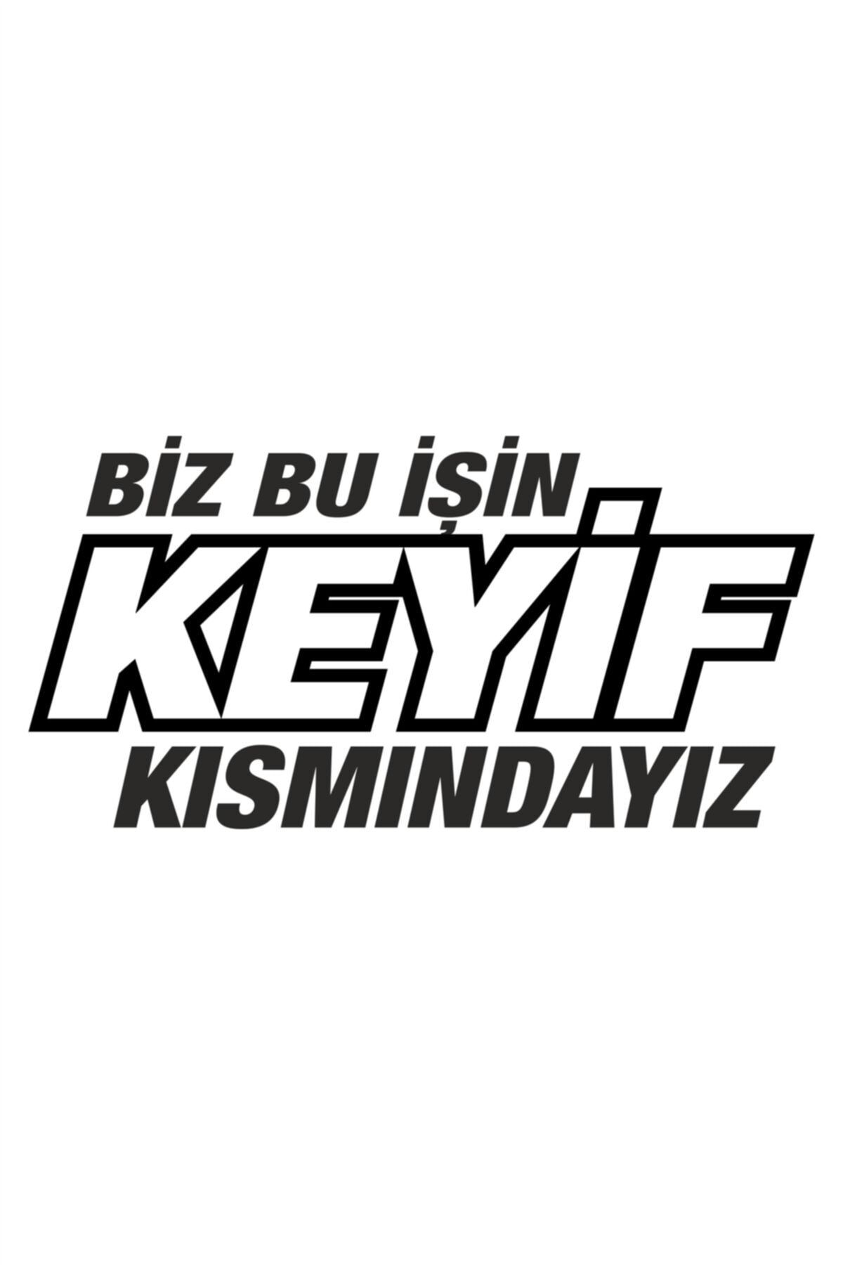 20 X 10 Cm Biz  Bu Işin Keyif Kısmındayız Oto Cam Sticker Araba Sticker Siyah