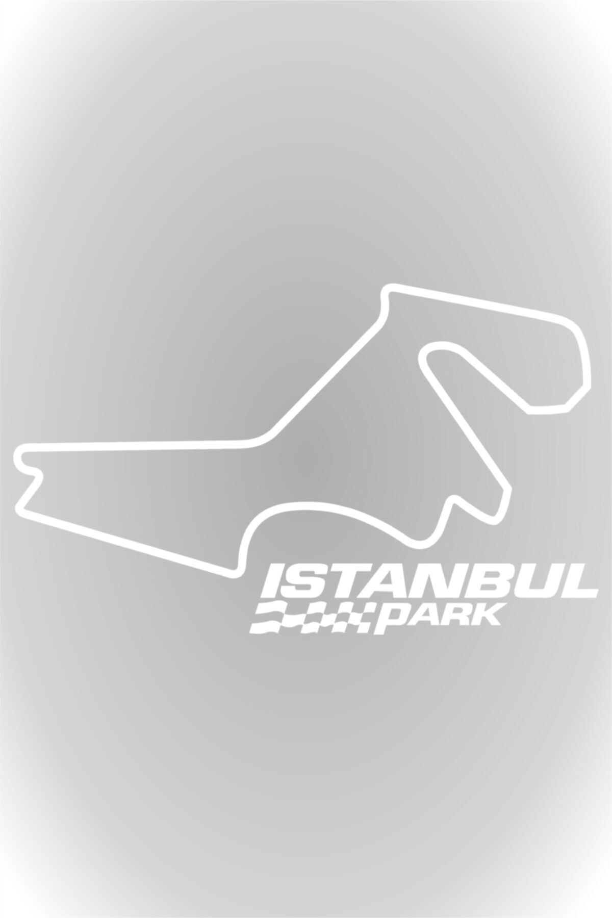 20 X 12 Cm  Istanbul Park Sticker Oto Sticker Araba Sticker Beyaz