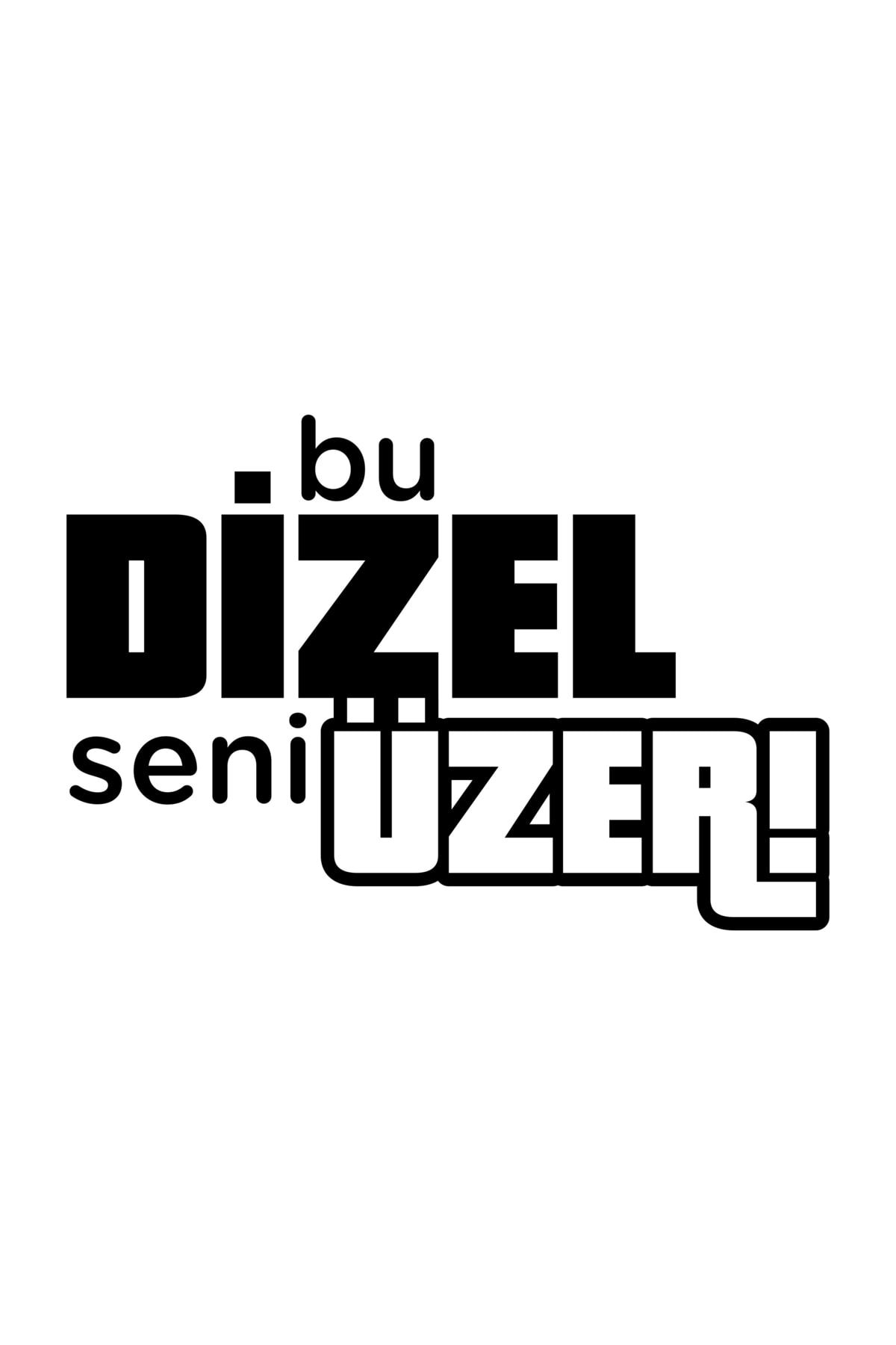 20 X 13 Cm Bu  Dizel Seni Üzer Oto Cam Sticker Araba Sticker