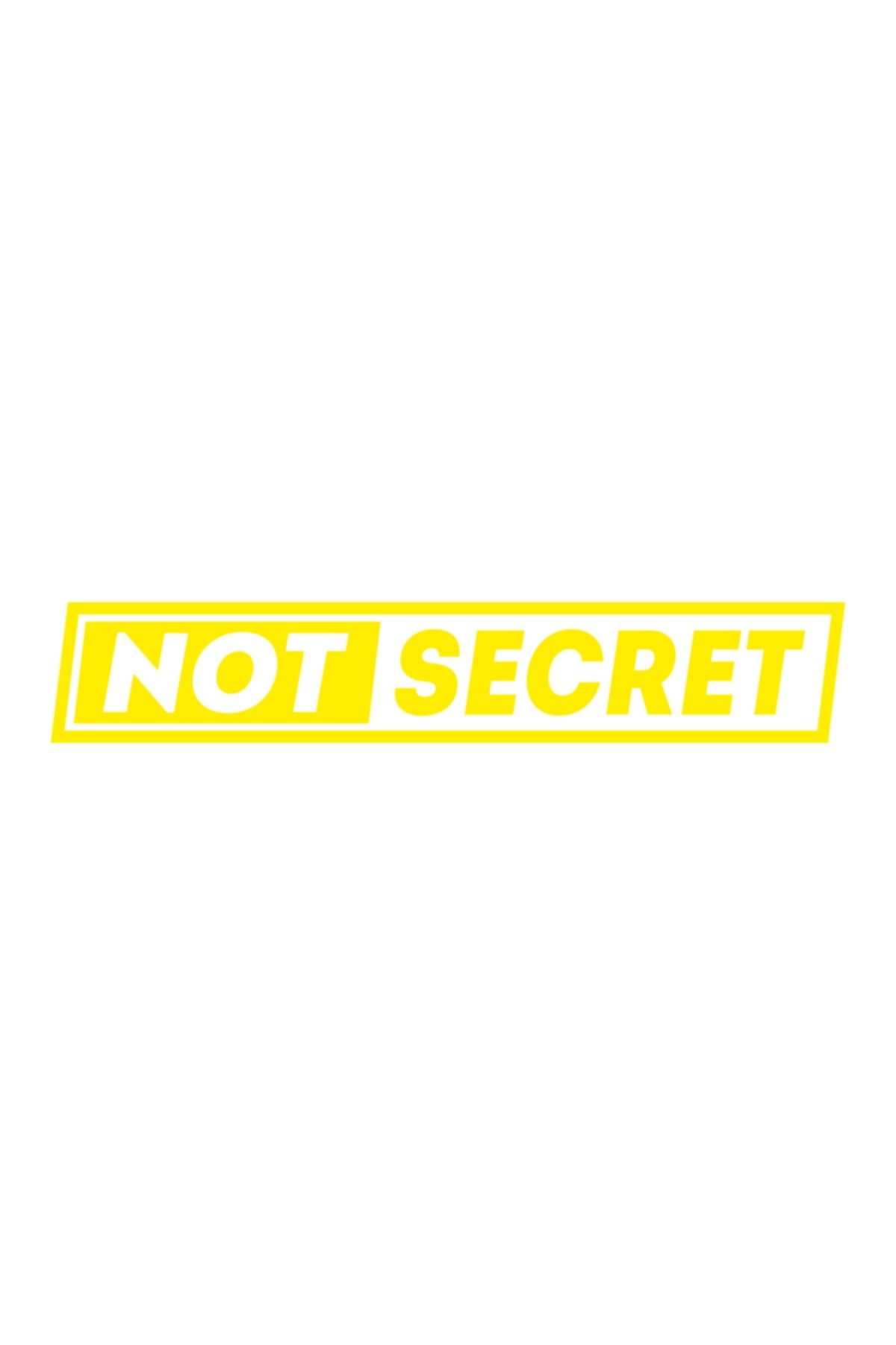 20 X 3,5 Cm  Not Secret Oto Cam Sticker Araba Sticker