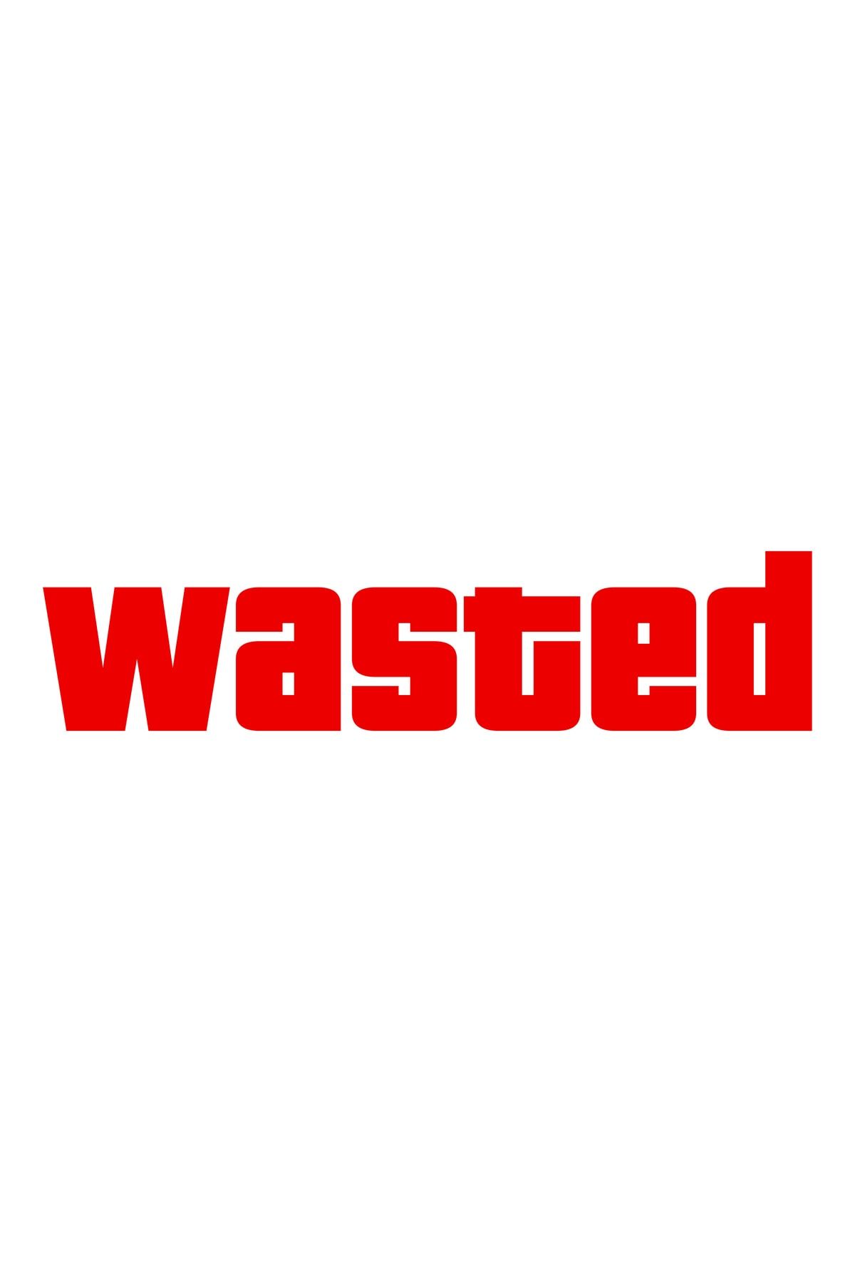 20 X 4,5 Cm  Wasted Oto Sticker Araba Cam Sticker