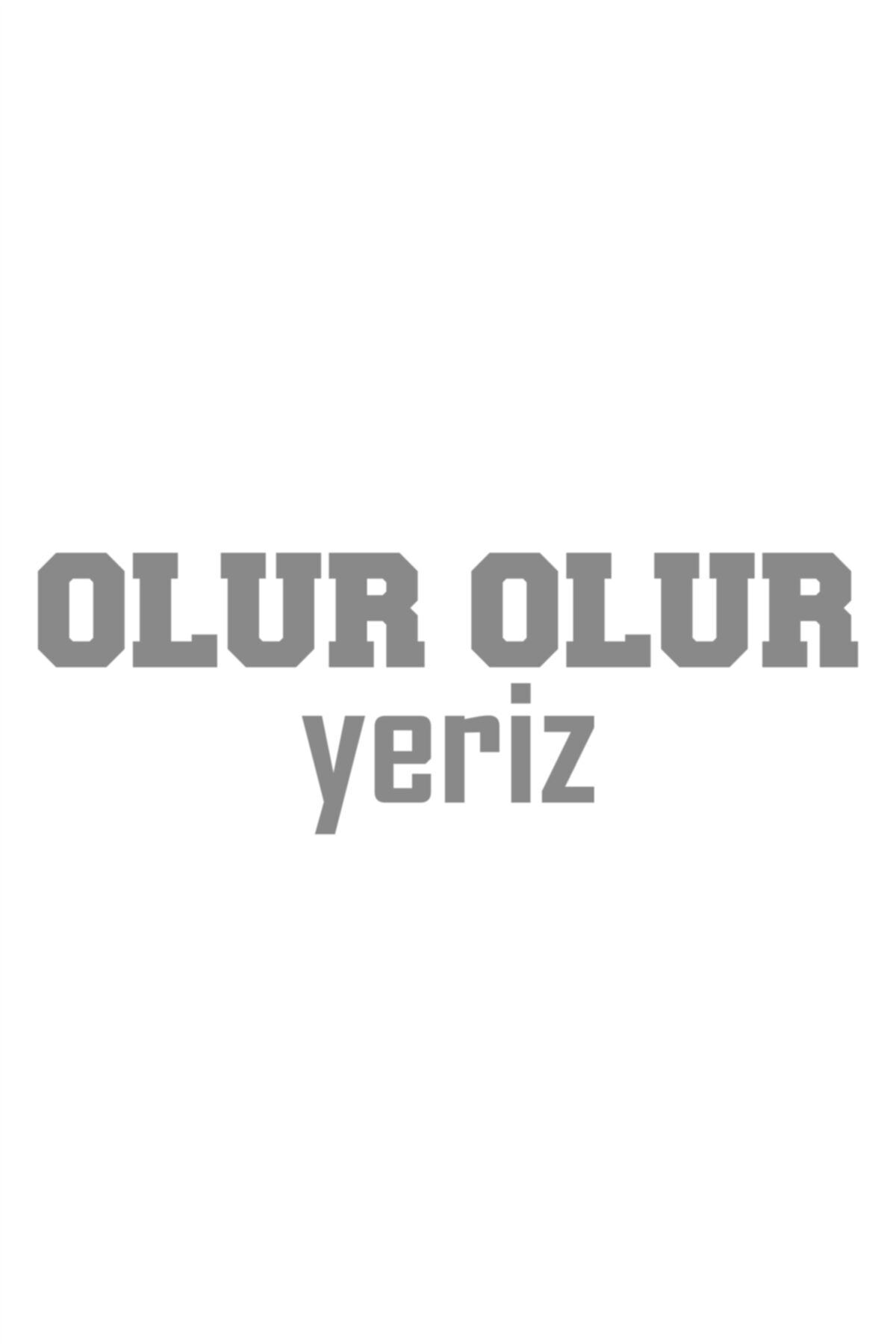 20 X 7 Cm Olur  Olur Yeriz Oto Cam Sticker Araba Sticker Gri