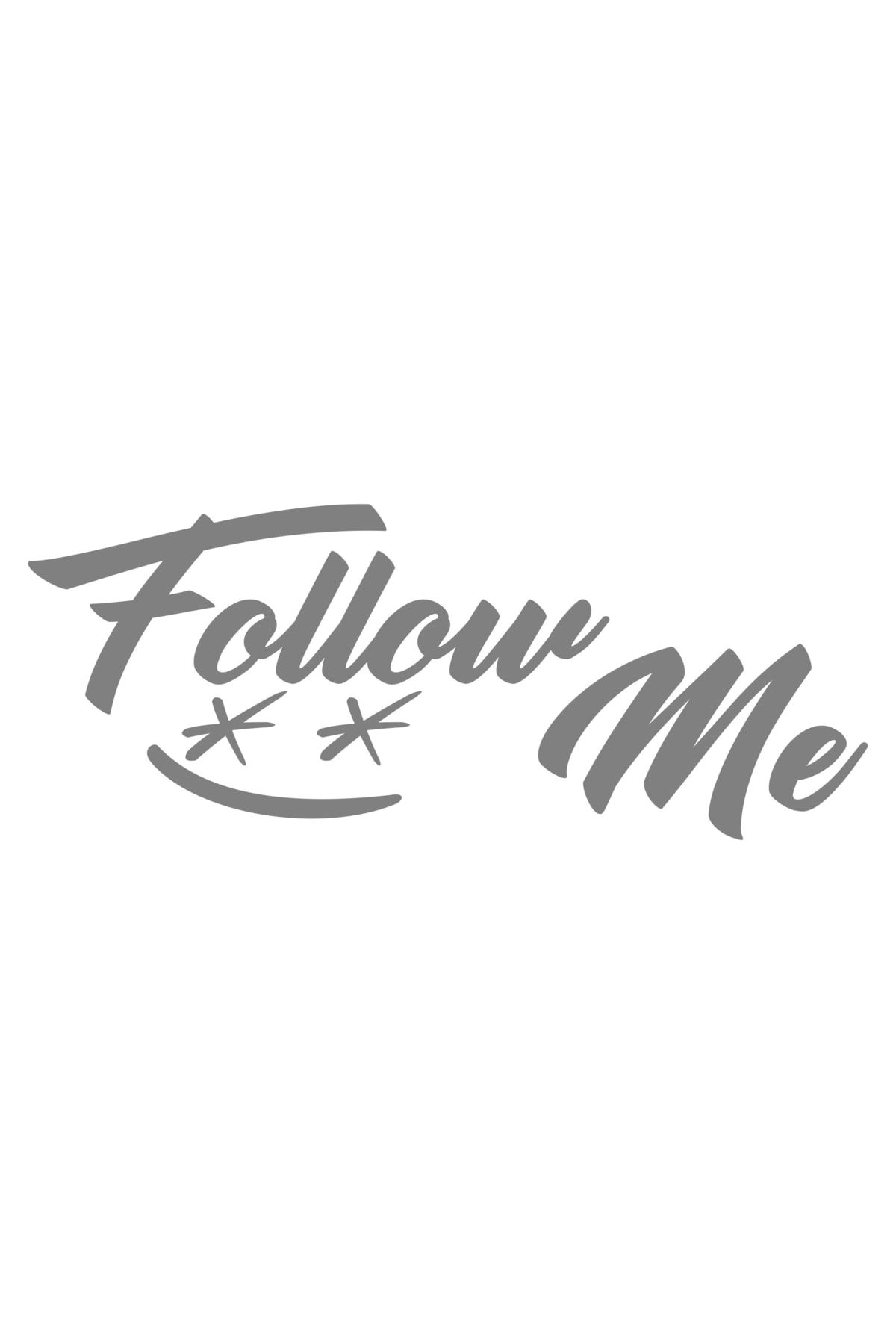 20 X 8 Cm  Follow Me Beni Takip Et Oto Sticker Araba Cam Sticker