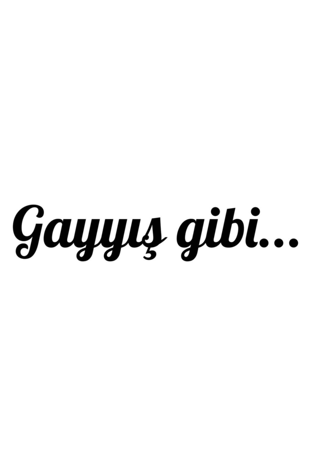 25 X 5 Cm  Gayış Gibi Oto Sticker Araba Cam Sticker Siyah