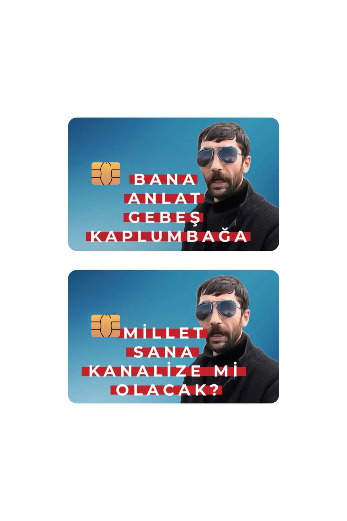 2li Set Gebeş  Kaplumbağa Kart Kaplama Sticker Kart Etiketi