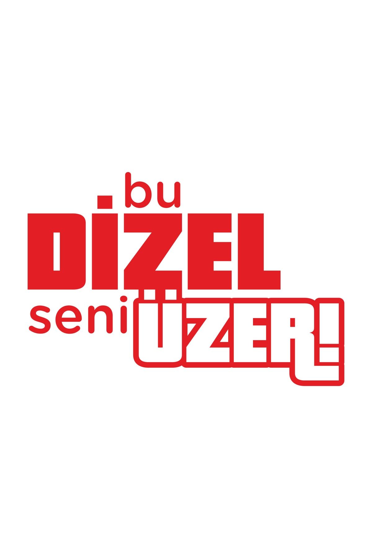 30 X 19 Cm Bu  Dizel Seni Üzer Oto Cam Sticker Araba Sticker