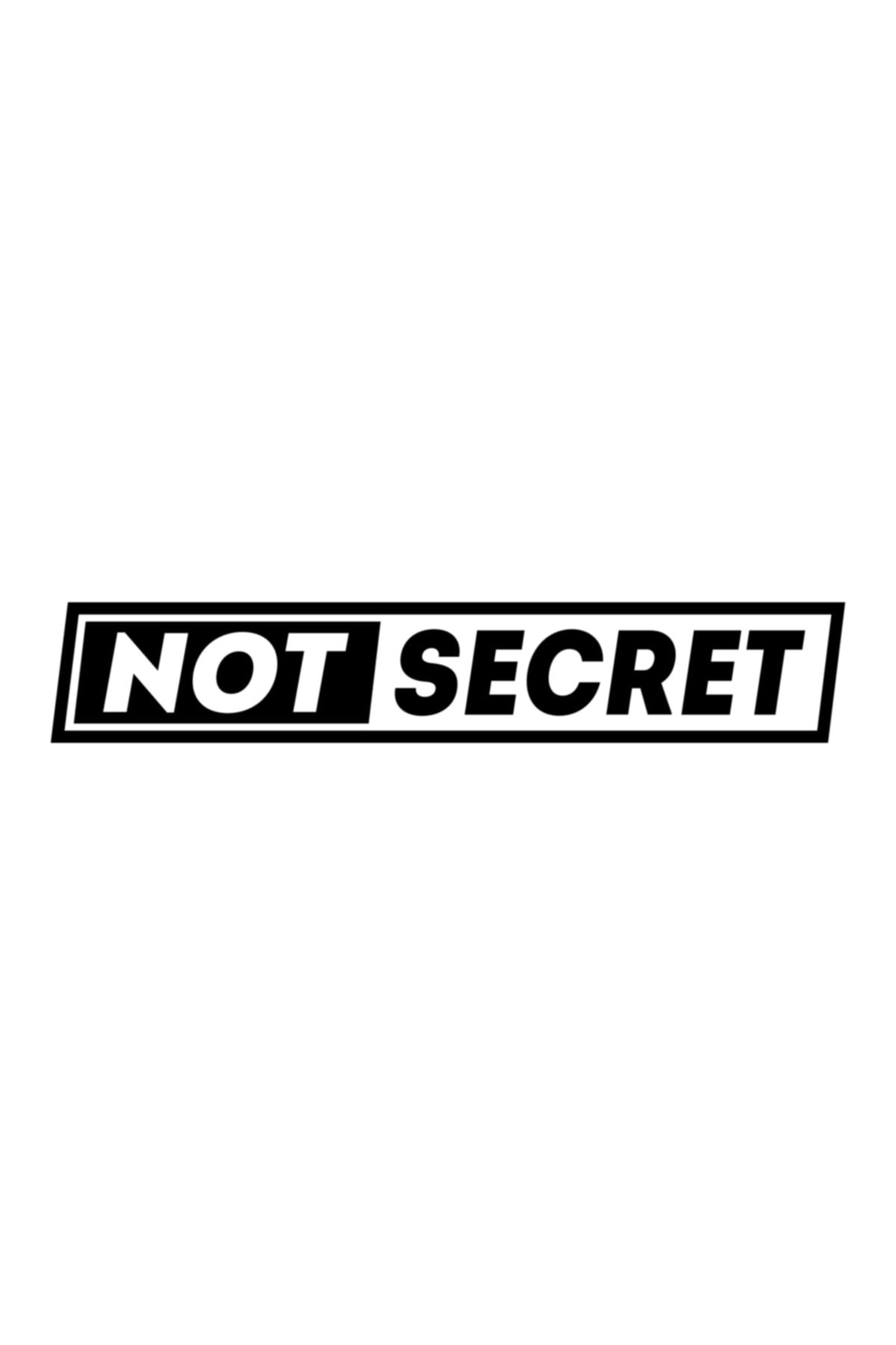 40 X 7 Cm Not  Secret Oto Cam Sticker Araba Sticker