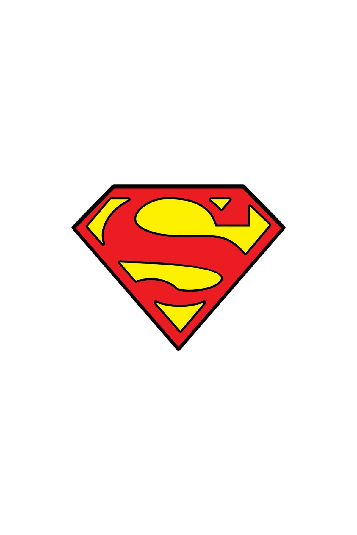 8x6 Cm  Superman Sticker Araba Laptop Oto Motor Sticker