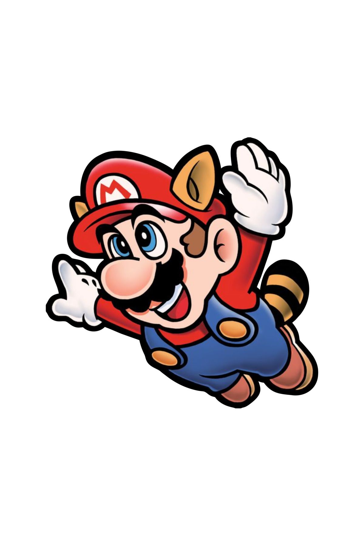 9 x 9 cm Uçan  Mario Sticker Süper Mario Motor Araba Kask Laptop Sticker