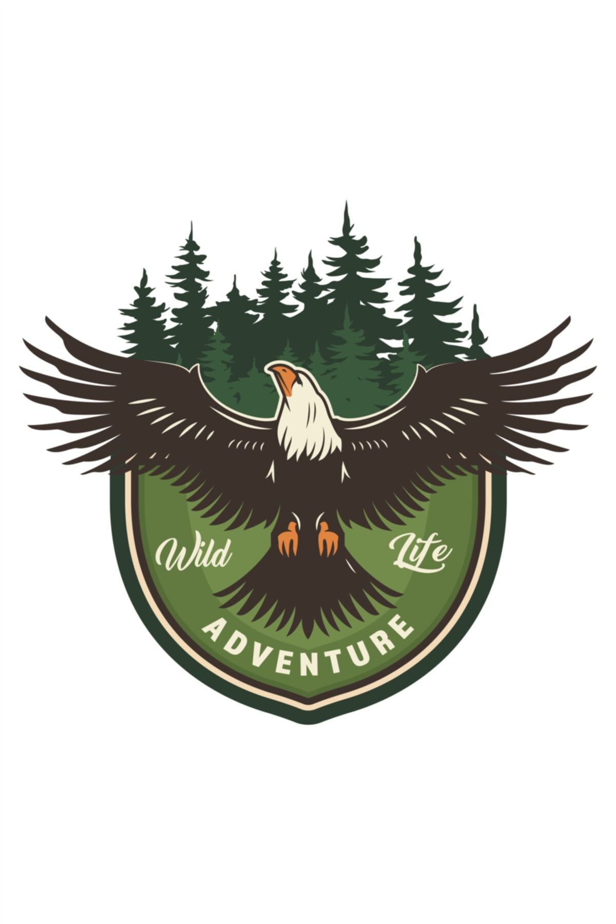 Adventure  Camping Off Road Sticker Kartal Eagle Sticker 11 X 10 Cm