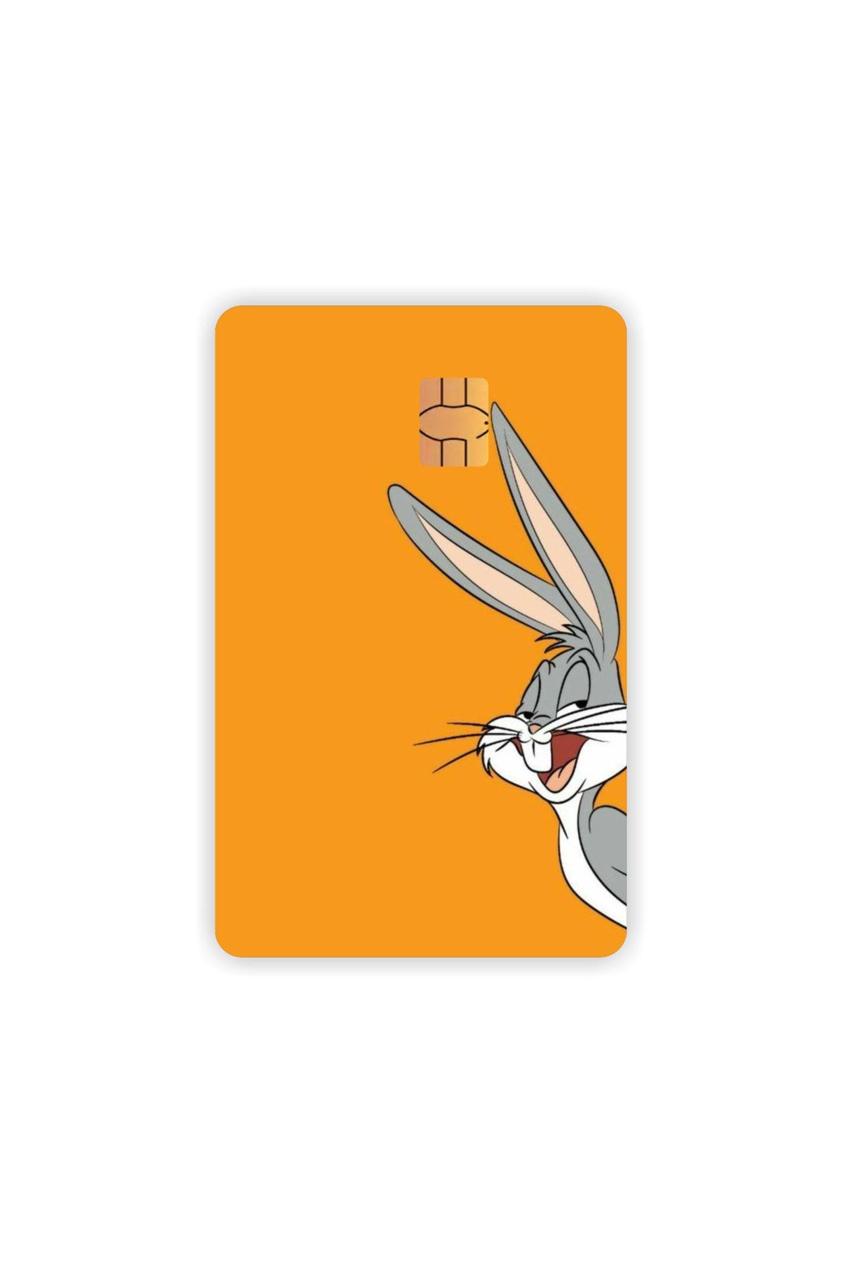 Bugs Bunny  Kart Kaplama Sticker Kart Etiketi