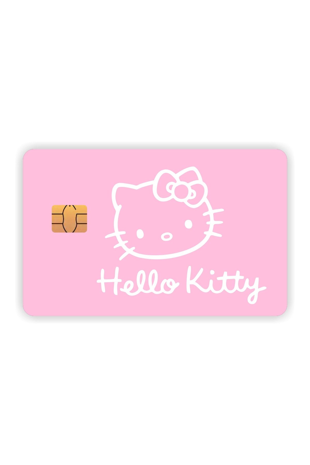 Hello Kitty  Kart Kaplama Sticker Kart Etiketi 4