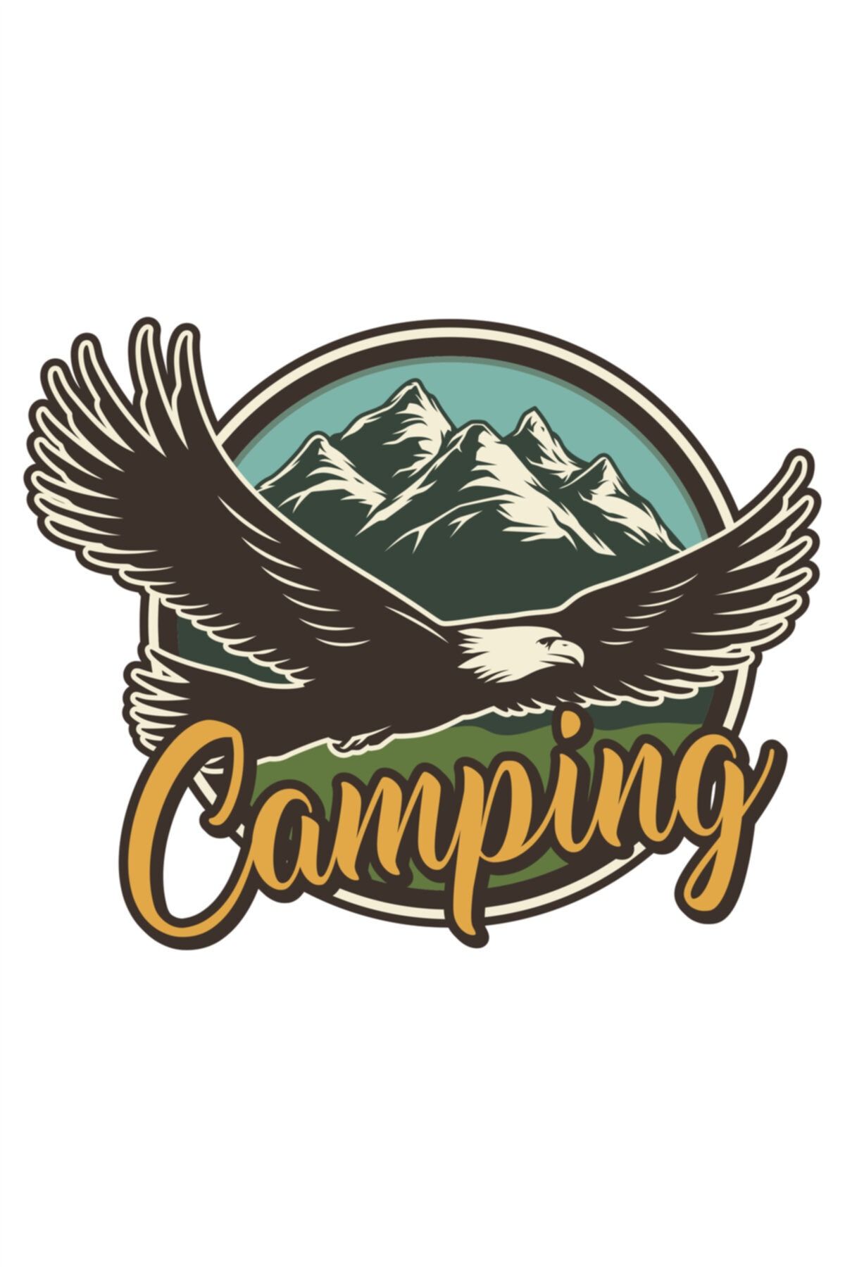 Off Road  Camping Offroad Adventure Sticker Eagle Sticker 10 X 8 cm