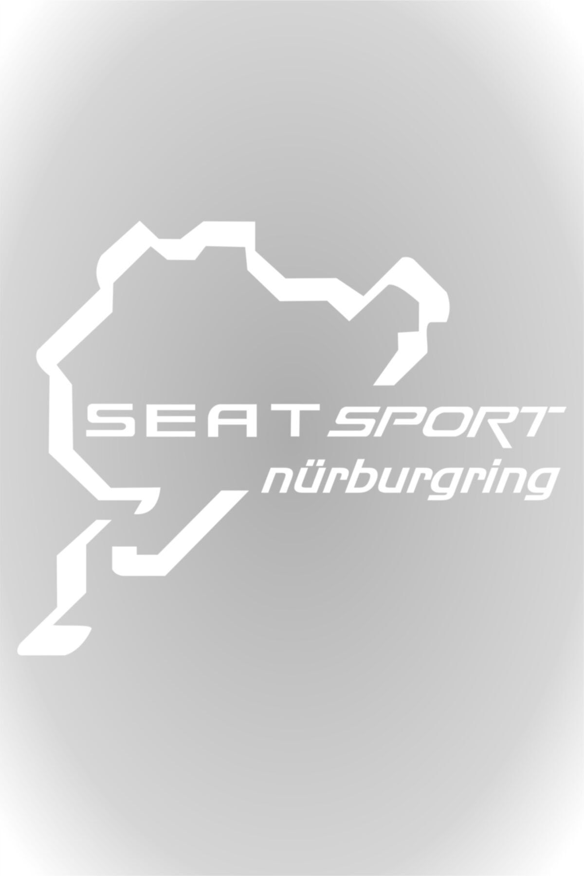 Seat Sport  Nürburgring Oto Sticker Araba Sticker Beyaz 15 X 12 Cm