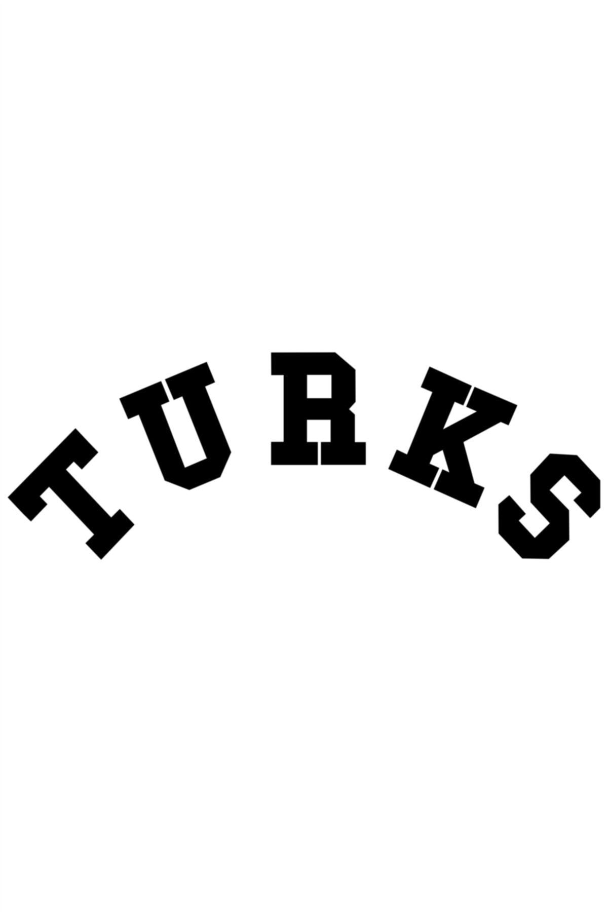 Turks Sticker  Oto Cam Sticker Siyah 20 X 7 Cm