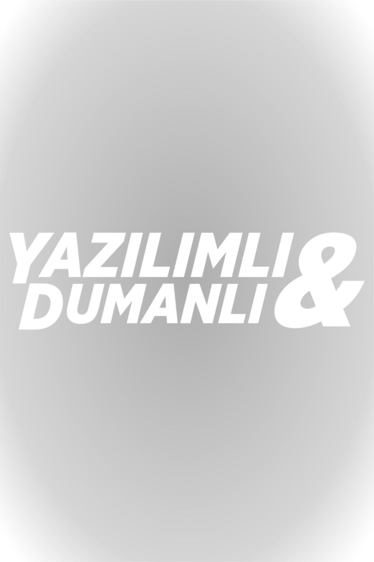 Yazılımlı Ve  Dumanlı Oto Sticker Araba Cam Sticker 15 X 4 Cm Beyaz